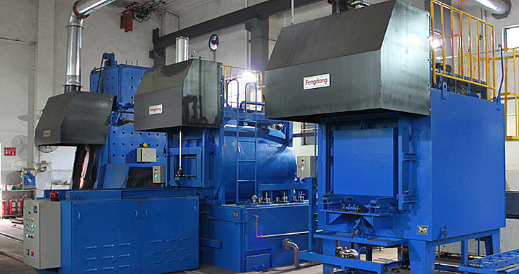 箱式氣體滲碳氮化爐自動生成線